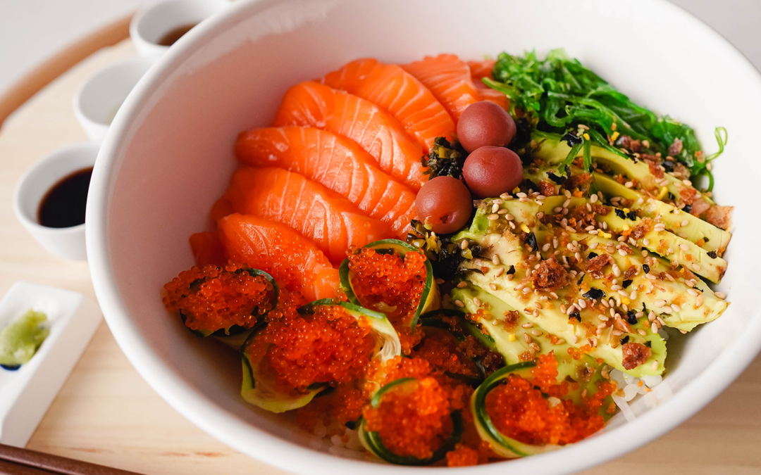 Sashimi rice bowl